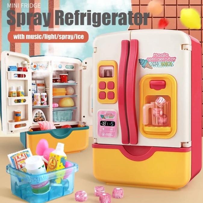 Spray Refrigerator - Mainan Kulkas Mini Fridge Masak Masalan Kitchen