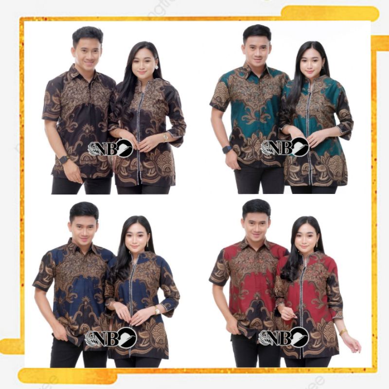 Atasan Batik Couple Batik Kantor Blouse Batik Murah Berkualitas