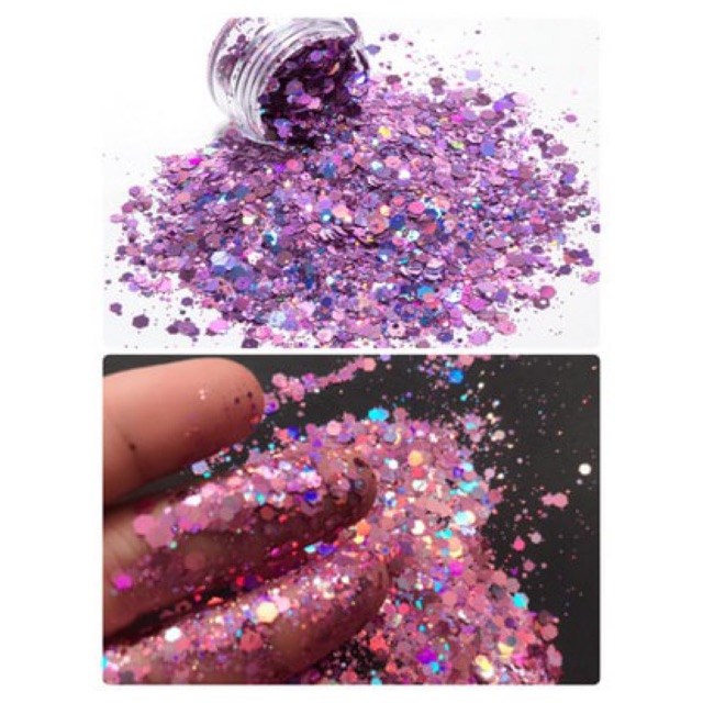 Glitter hexagon glitter nail art slime sprinkle glitter hologram laser