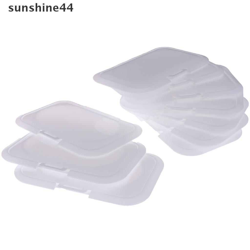 Sunshine 1 / 5 / 10pcs Tutup Kotak Tisu Basah Bayi Reusable Tanpa Perekat