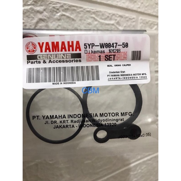 5YP-W0047-50 SEAL ORING KALIPER UNTUK MOTOR YAMAHA