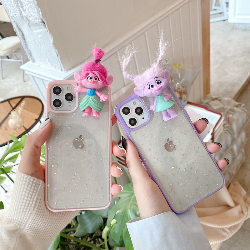 Case Hp Dengan Gantungan Boneka Troll Untuk Iphone 7/8plus ...