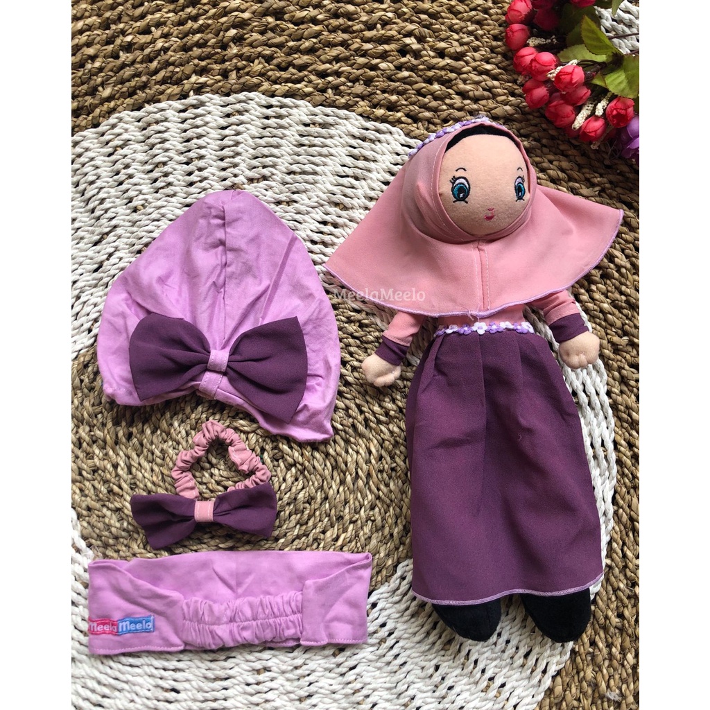 Boneka mainan anak boneka edukasi boneka muslimah