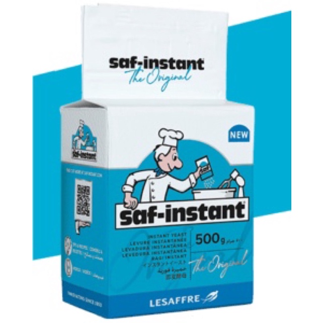 

SAF INSTANT BLUE 500gr DRY YEAST RAGI BIRU SAFT