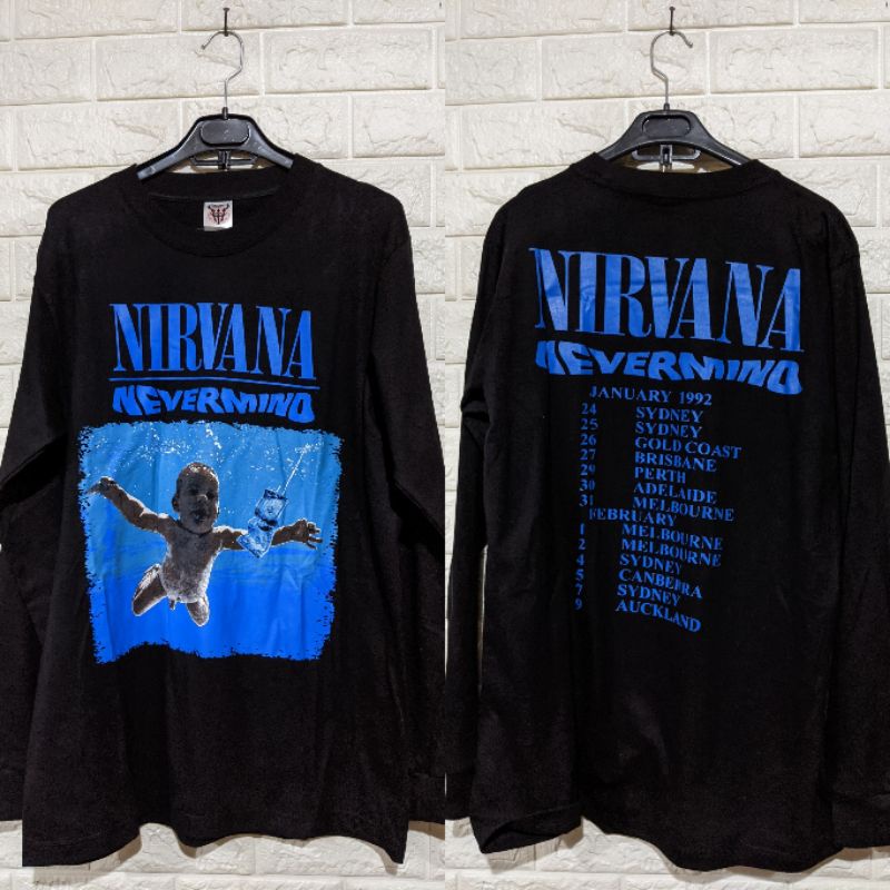 KAOS MUSIK NIRVANA LONG SLEEVE