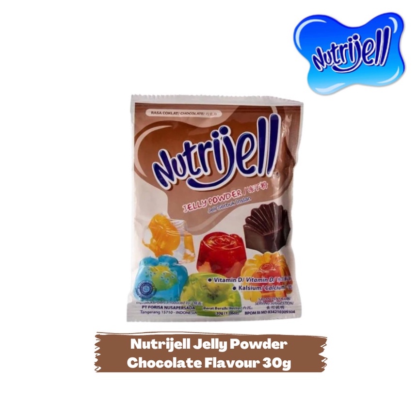 

NUTRIJELL CHOCOLATE/ COKLAT FLAVOUR JELLY POWDER 30g