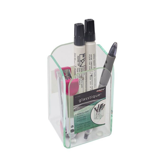 

BARANG BARU Deflecto Glasstique Pencil Cup #41490