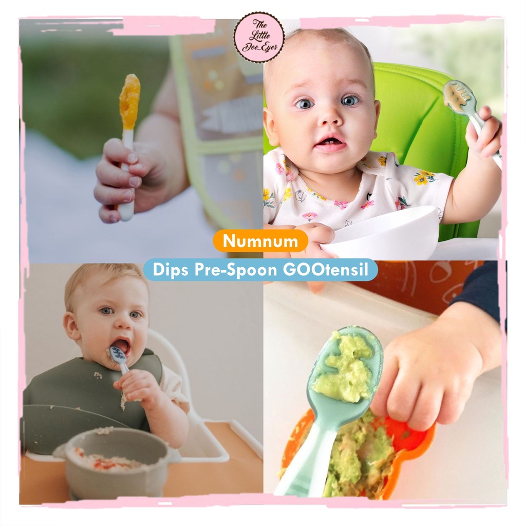 Numnum Dips Pre-Spoon GOOstensil / Sendok Bayi