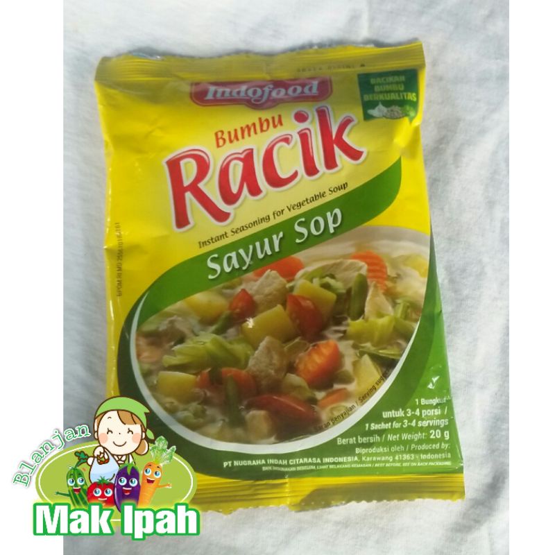 

Mak ipah RACIK SYR SOP/20 GRAM