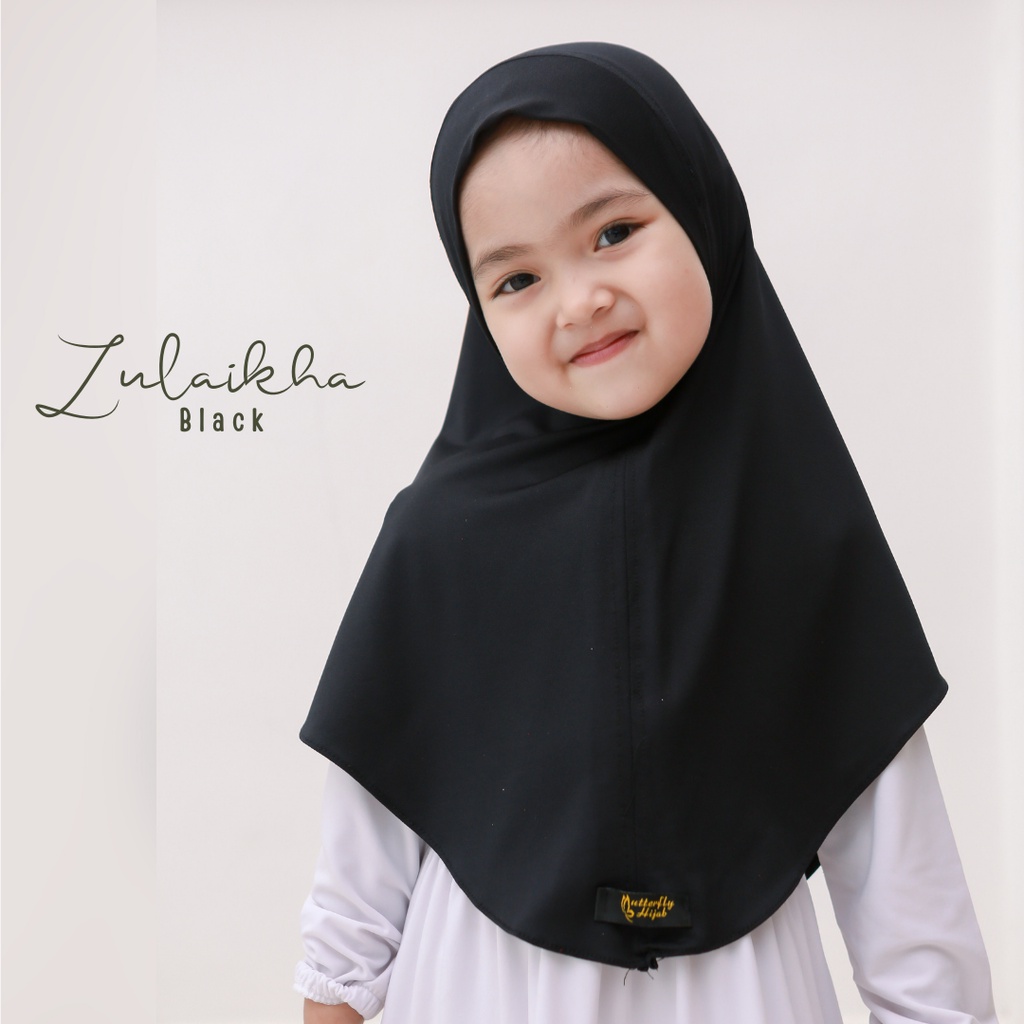 Hijab Anak Daily Hijab Polos Zulaikha  Usia 1-3 Tahun