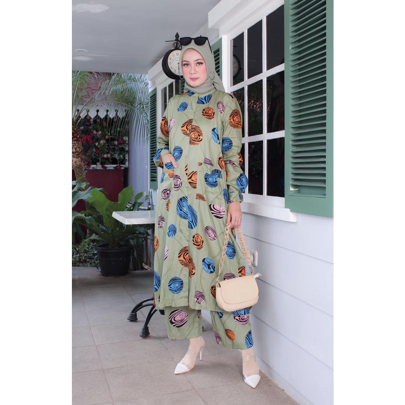 Setelan Tunik Rayon Premium