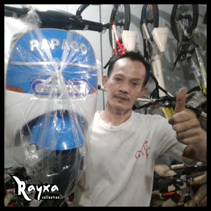 Terbaru Motor Aki Anak Papago Biru Putih Mainan Anak Motor Aki Non Remote