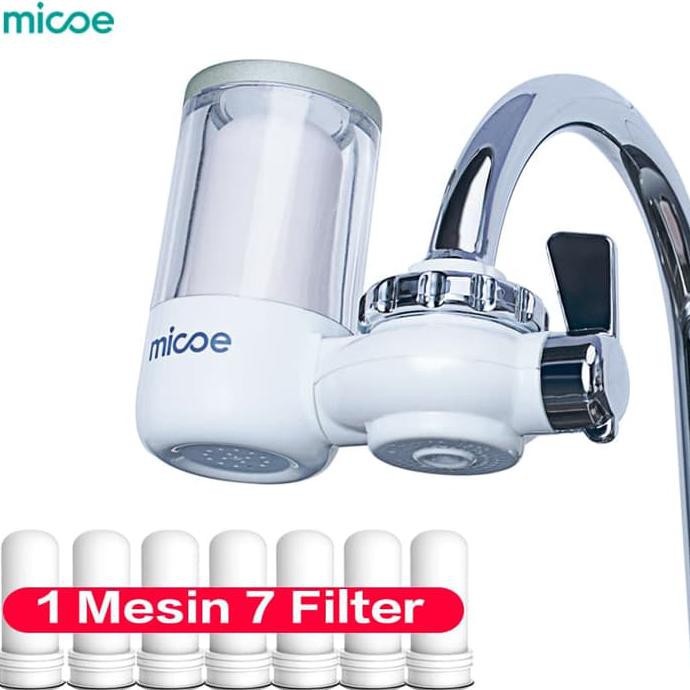 PROMO MICOE Pemurni Air kran Filter kran dapur total dapat 7 filter elemen GRATIS ONGKIR
