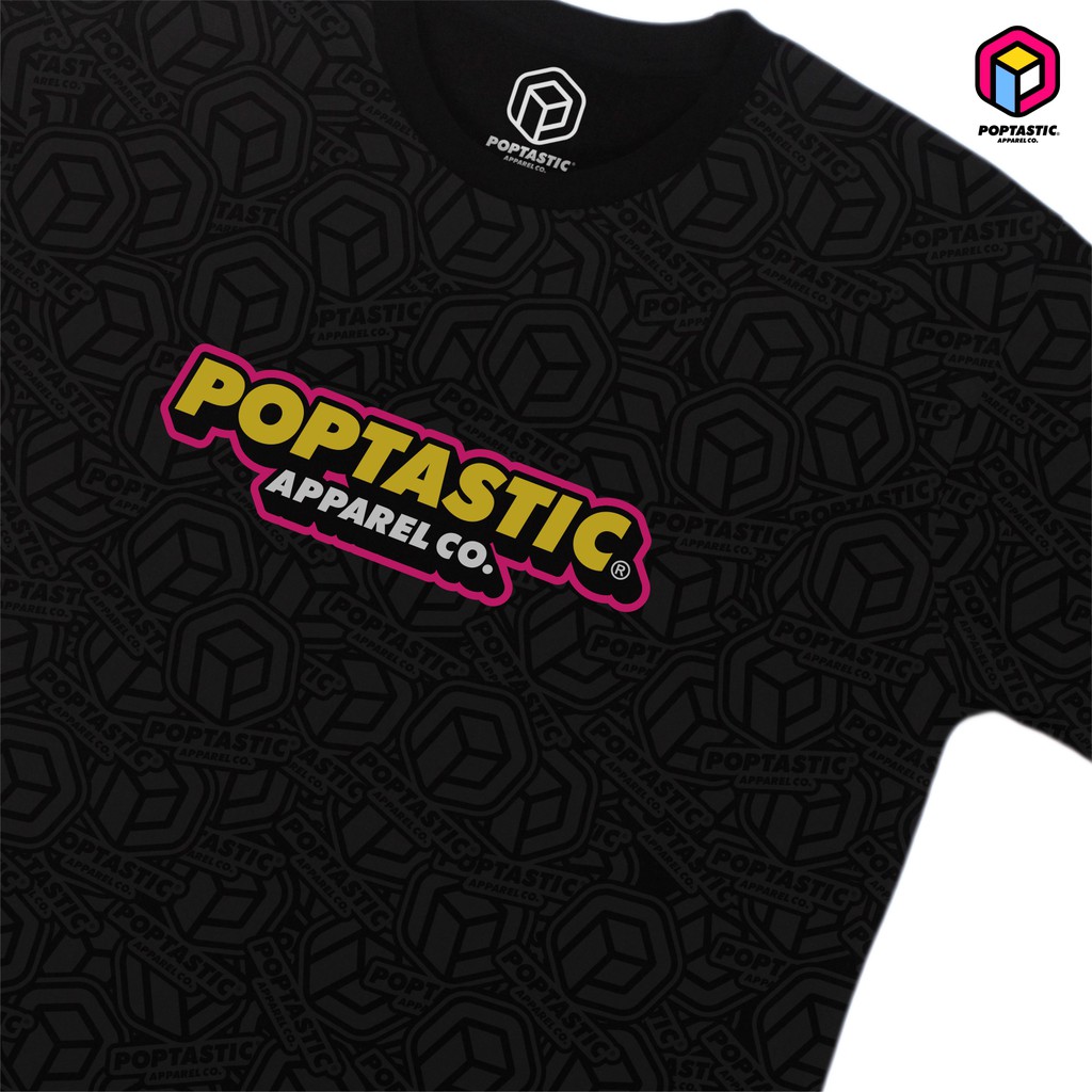 POPTASTIC - ORIGINAL KAOS FULLPRINT T-shirt Katun BAMBU Bahan REACTIVE EXCLUSIVE Menyerap Keringat