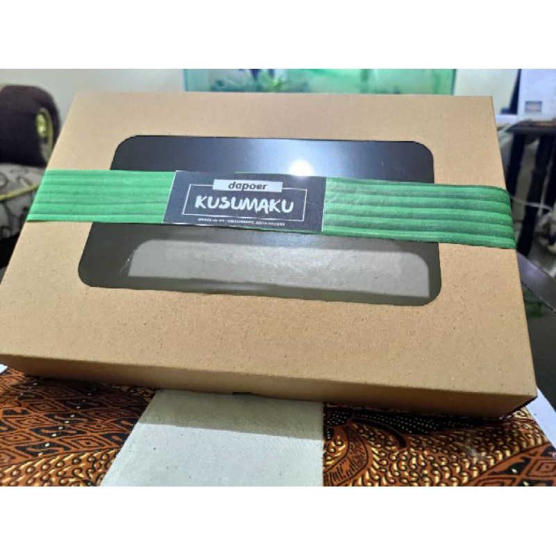 

(ISI 25PCS) Brownies Paper/ Dus Donat isi 6/ Kraft Laminasi 27x18.5x5/ dus roti/ dus cookies