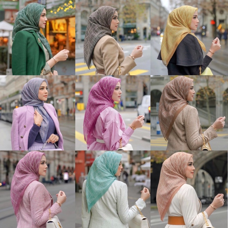 Buttonscarves Louvre Square