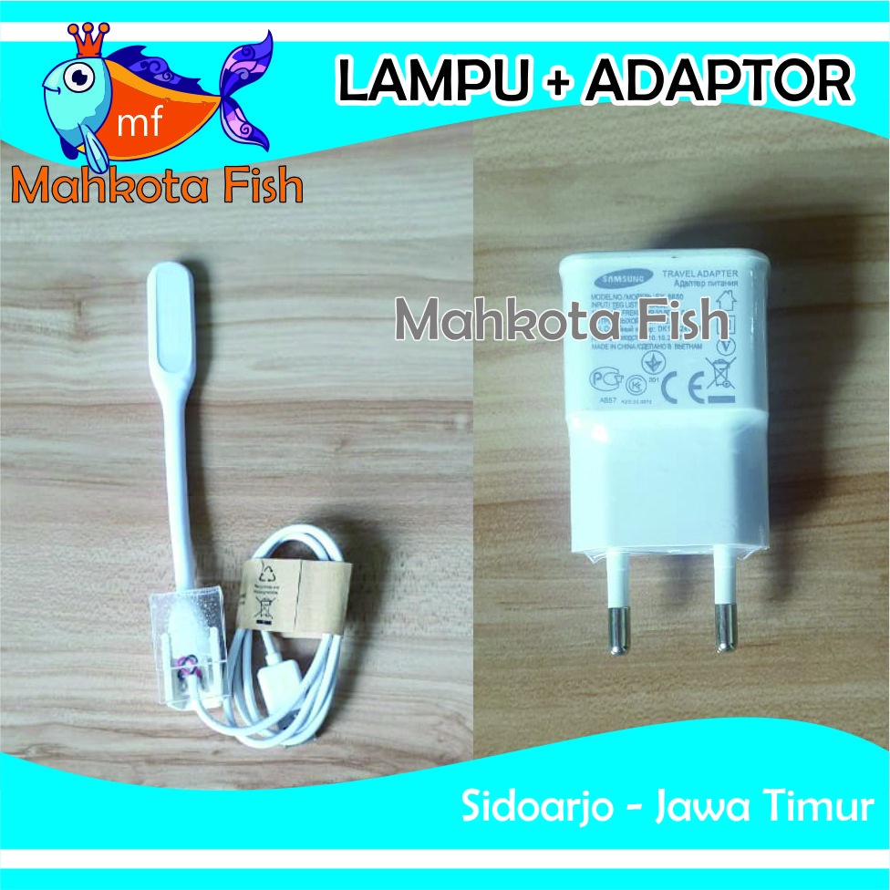 Lampu PANGKON USB Aquarium | Lampu Cupang | Lampu USB (Adaptor Cas) (GRATIS KARDUS)