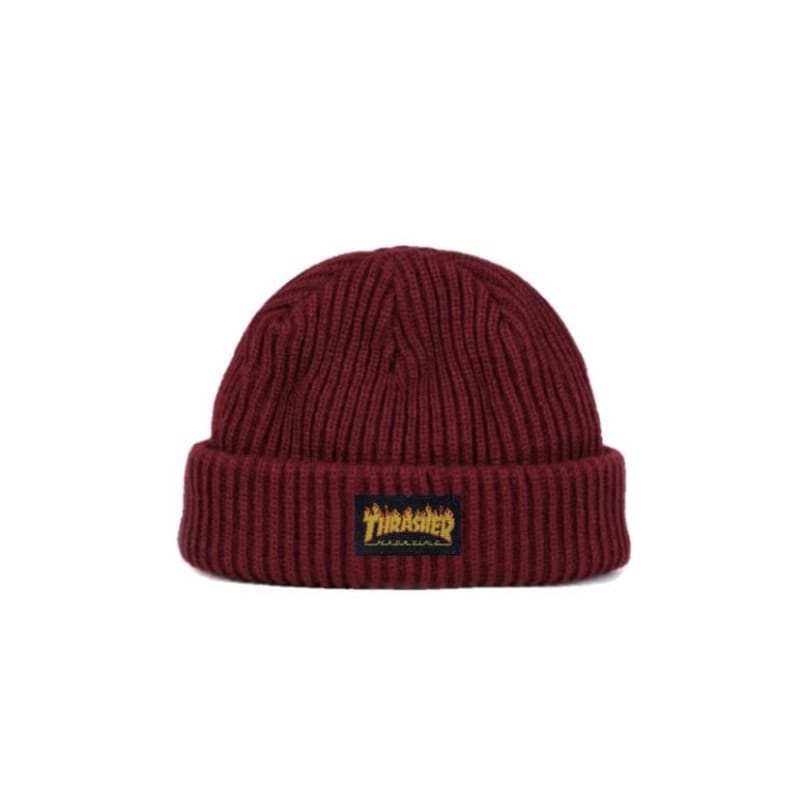 Promo BANTING HARGA!!!! COD-Topi Kupluk Pria wanita Beanie Hat Trasher Distro Trendy Masa Kini Harga Terjangkau