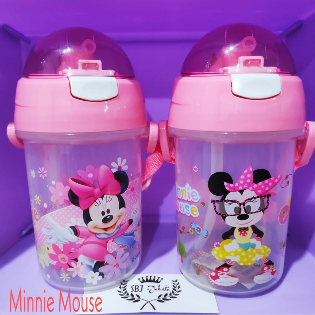 Botol air minum PLASTIK anak BPA Free 350 ml Karakter PRINCESS ORIGINAL