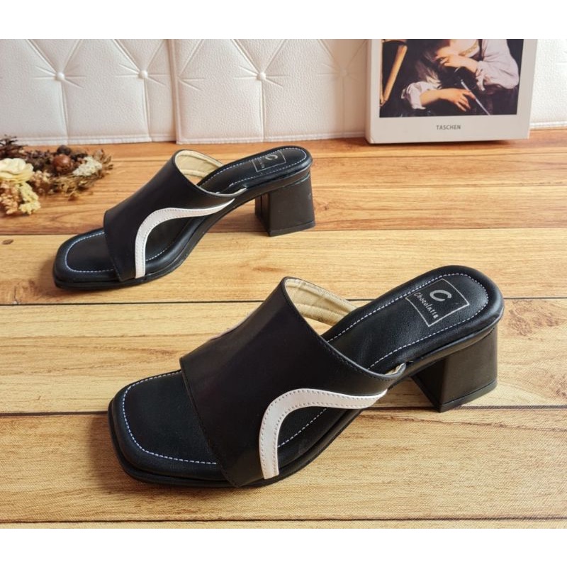 ABBUSHOES RY 18 sendal hak tahu kokop lis sainara 5cm