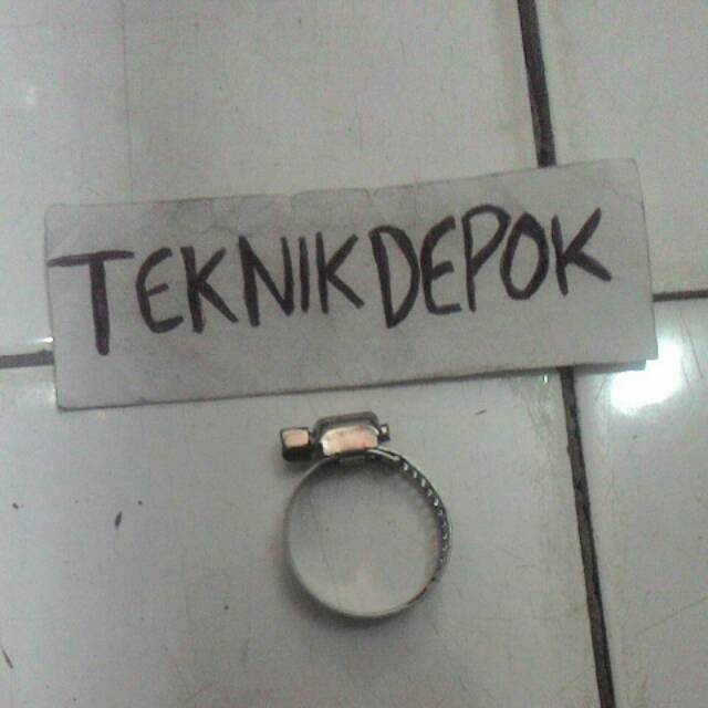 Klem selang 1 inch klem cincin besi galvanis klem pipa selang pengikat pengencang selang