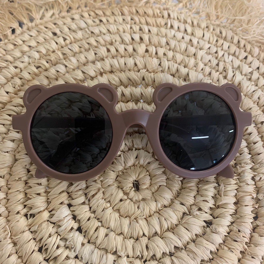 Kacamata anak/Kacamata Vintage 1-7 tahun-BEAR BROWN