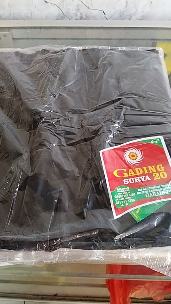 Kantong Plastik Kresek Hitam/merah Besar