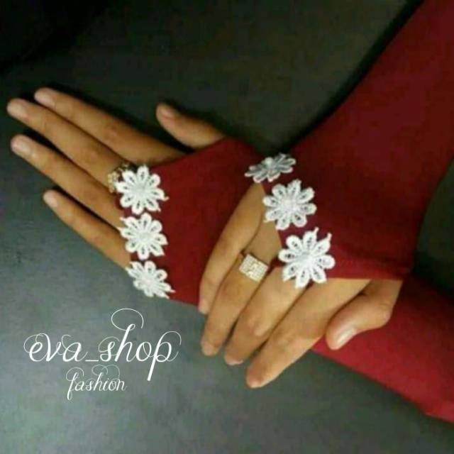 Handsock flower samping manset cincin