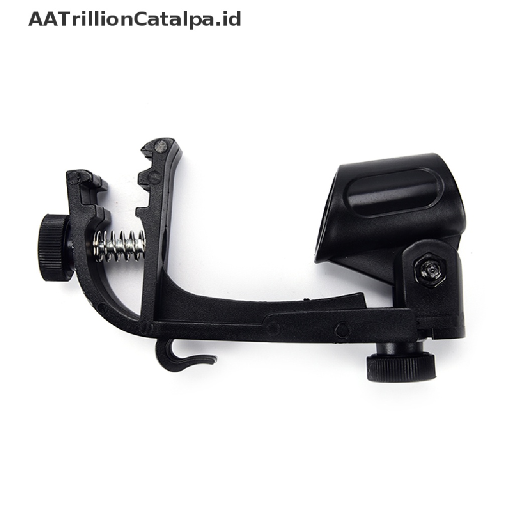 Aatrillioncatalpa 1pc Klip Holder Mikrofon Adjustable Bahan Plastik