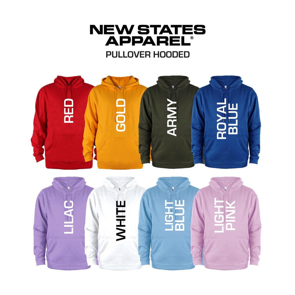 Jaket Polos Hoodie New States Apparel 9500 Bahan Premium Dan Berkualitas ( Part 2)