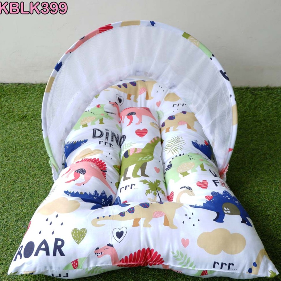 Kasur Kelambu Bayi Set Bantal Guling PREMIUM / Kasur Lipat Kelambu Bayi / Kelambu Lepas / Kasur Bayi