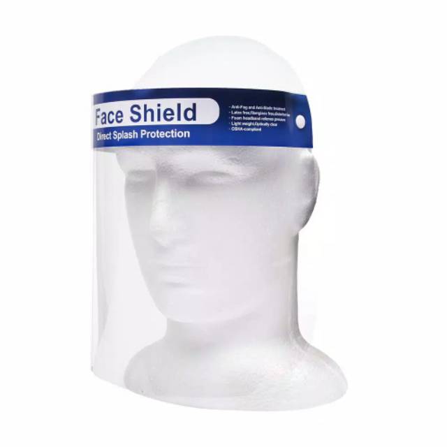 [COD] TRANSPARAN FACE SHIELD / PELINDUNG WAJAH / ANTI VIRUS REKOMEN DOKTER