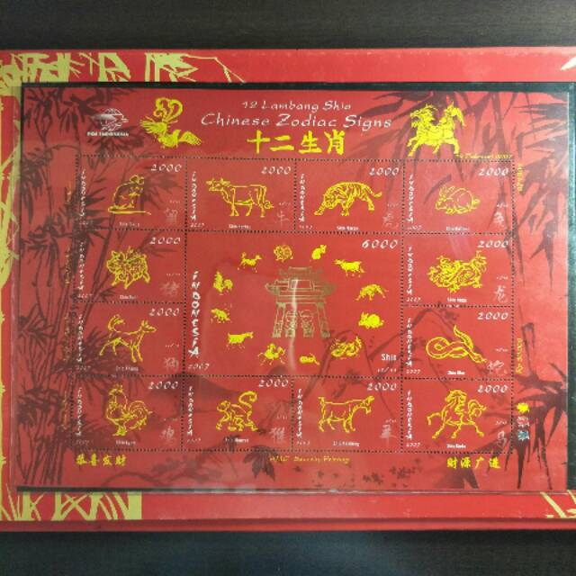 Album Perangko 12 Lambang Shio - 2007 - Prangko Indonesia