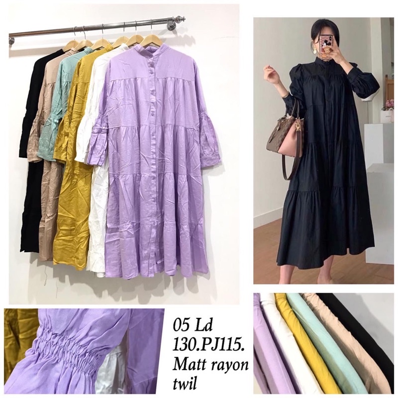 JOVITA PGMTA || MIDI DRESS LENORA || LONGTUNIK RAYON