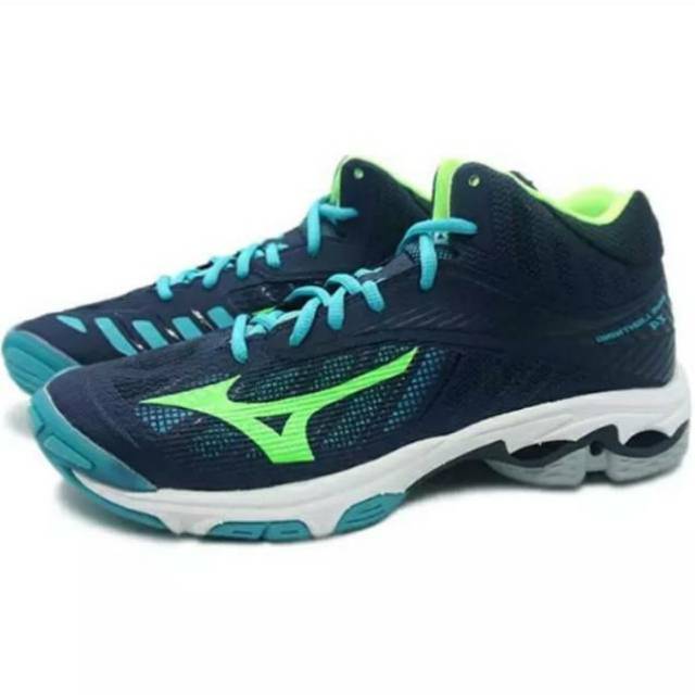 Sepatu voli mizuno wave lightning z4 mid original new 2018 terbaru