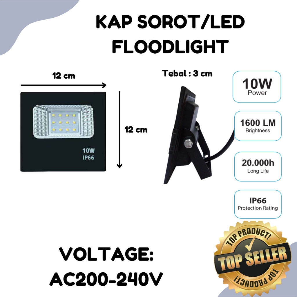 LAMPU SOROT LED/ LAMPU SOROT JALAN /LAMPU SOROT LAPANGAN/LAMPU SOROT TAMAN/ LAMPU SOROT PABRIK/GUDAN