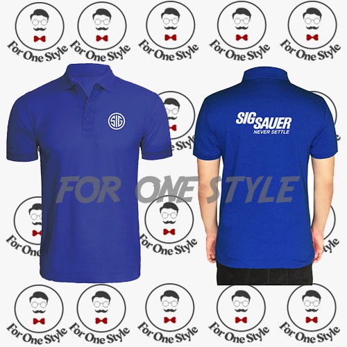 POLO SHIRT SIG SAUER - Baju Poloshirt Kaos Sig Sauer  - CUSTOM POLO - ForOnestyle