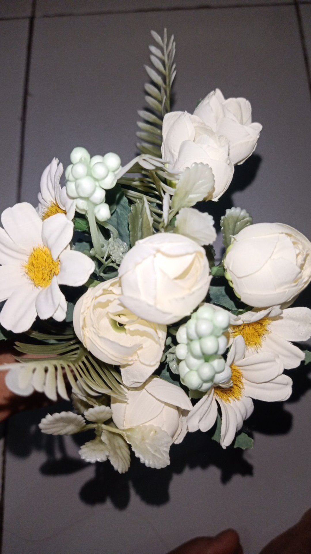 Bunga Artificial Rose Setangkai Buket Dekorasi Ruangan - Af28