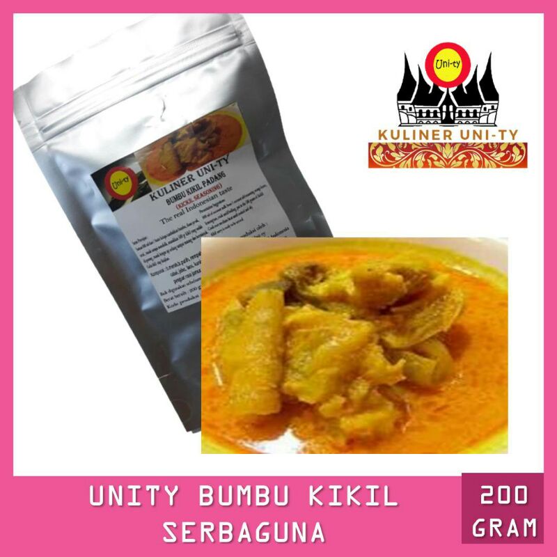 

Unity Bumbu kikil 200 gram, premium quality, Praktis & halal