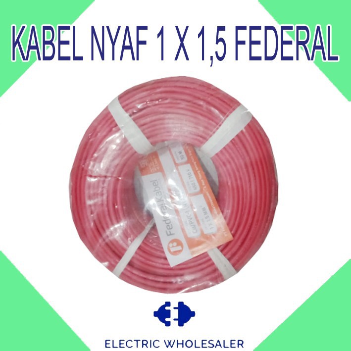 KABEL NYAF 1 X 1,5 FEDERAL / METER