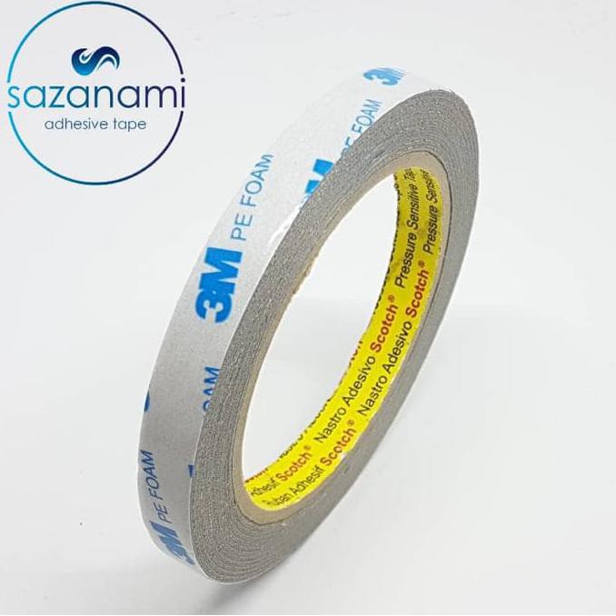 

Baru Double Tape Busa 3M Pe Foam Tape 12Mm X 4M 1/2" Inch Ori