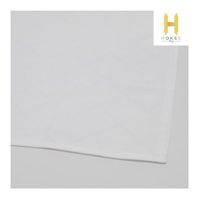 ALAS MEJA MAKAN PLASTIK/TAPLAK MEJA IKEA, PUTIH / 32