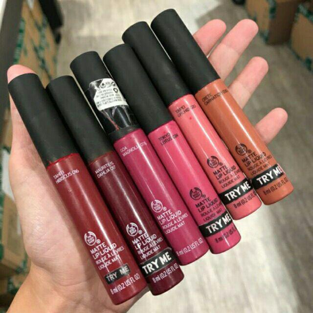 The Body Shop Lipmatte 8 Ml The Body Shop / Nairobi Camelia Sicily Iris / Paris Peony