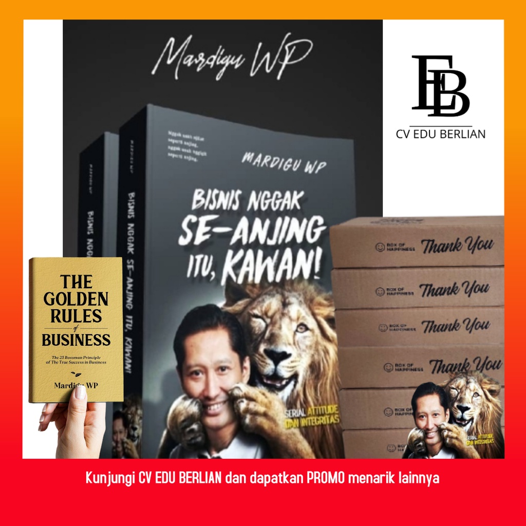 Jual BOSSMAN Mardigu WP / Sontoloyo Bisnis Nggak Se-Anjing Itu, Kawan ...