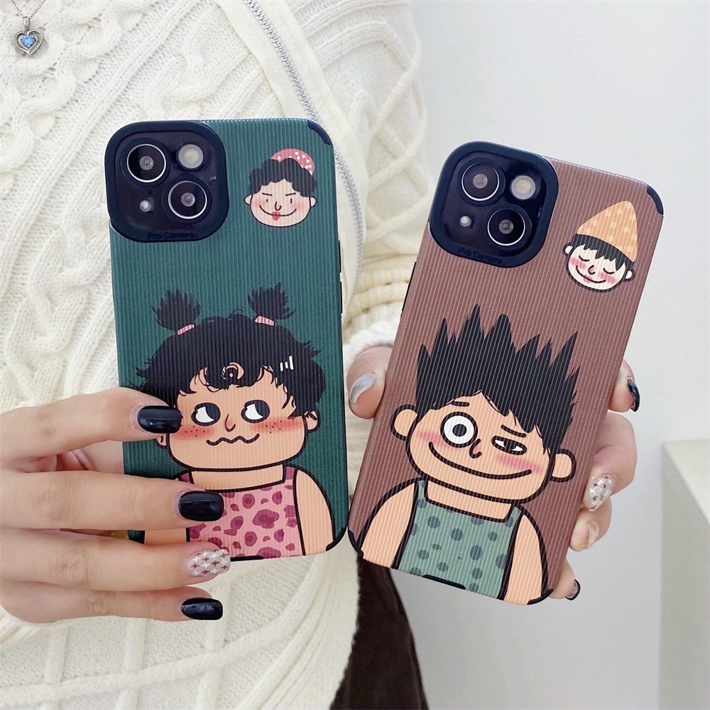 Cute Lovers Case untuk iPhone 13 Pro Max 12 11 X XR Xs Max 7Plus 8Plus