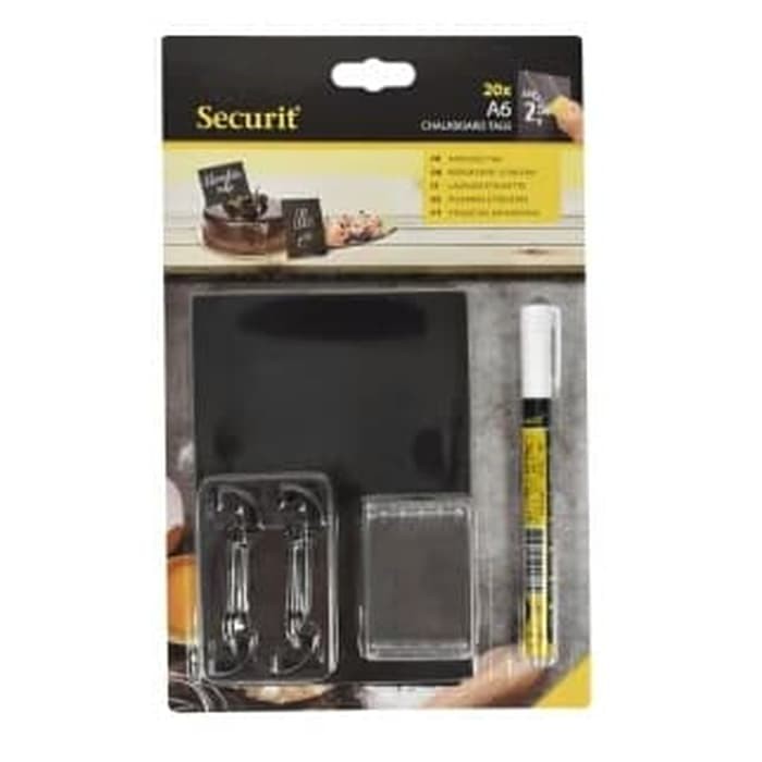 

Securit Set Papan Chalkboard A6 / Chalkboard Tags