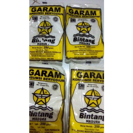 

Garam cap bintang (satu perusahaan cap kapal)