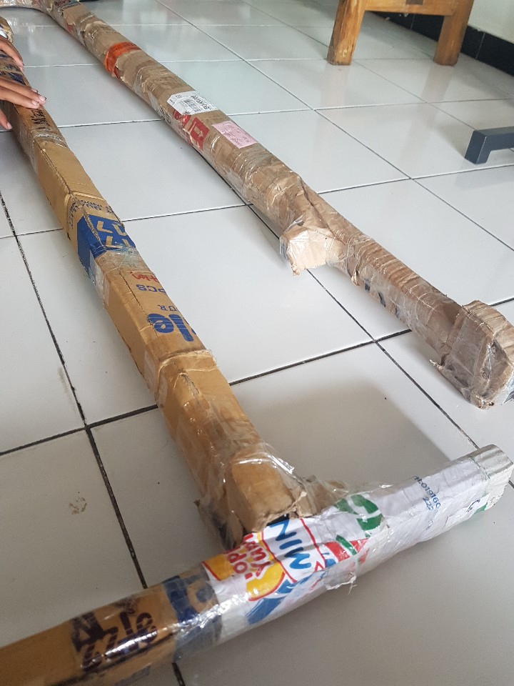 Gawangan Gantungan Baju Panjang 120cm