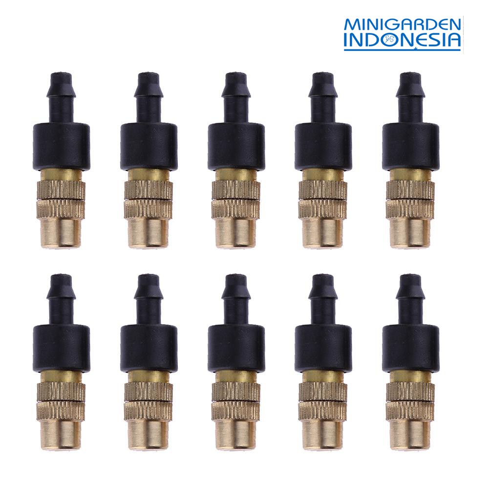 Sprinkler Spray Nozzle Air Irigasi Taman Brass 1 Holes S004