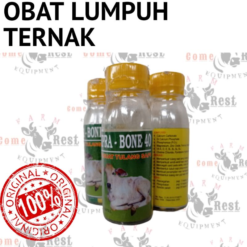 SUPRA-BONE Obat lumpuh penguat tulang sapi, kambing ternak